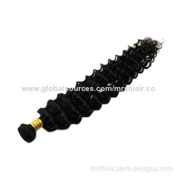 6a unprocessed, best quality, Peruvian virgin deep wave hair weaves